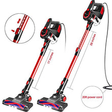 Load image into Gallery viewer, Vacuum Cleaner Super Suction Pet Hair Eraser 4 in 1 Bagless Upright Corded Stick Vacuum Easy Empty Dirt Bin Noise Free Lightweight& Versatile Handheld Vacuum with LED Multiple Brush Corded Vacuum