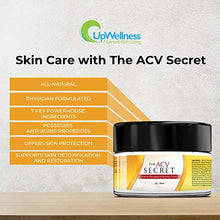 Load image into Gallery viewer, UpWellness: The ACV Secret Moisturizer - Skin Care with Apple Cider Vinegar - 30 ml - 7 Natural Anti-Aging Ingredients - Supports Skin Detoxification and Restoration - Physician Formulated