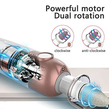 Load image into Gallery viewer, Professional Manicure Pedicure Kit, Electric Nail File Set, Cordless Electric Nail Drill Machine, 5 Speeds Hand Foot Care Tool for Nail Grind Trim Polish