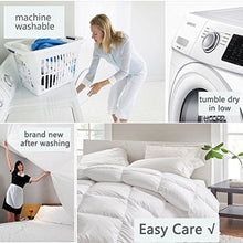Load image into Gallery viewer, EASELAND 1 Queen Mattress Pad and 1 Queen Soft Comforter