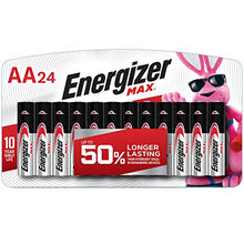 Load image into Gallery viewer, Energizer AA Batteries (24 Count), Double A Max Alkaline Battery