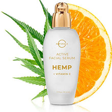 Load image into Gallery viewer, O Naturals Vitamin C Gel Face Serum Brightening Hydrating Moisturizing Organic Hemp Oil Hyaluronic Acid Spot Corrector Anti-Aging Repair Wrinkles Acne Dark Circles Sun Damage Men & Women 1.7oz