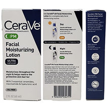 Load image into Gallery viewer, CeraVe Daily Skincare Facial Bundle - Hydrating Facial Cleanser (16 oz), AM Facial Moisturizing Lotion with Sunscreen (2 oz), and PM Facial Moisturizing Lotion (2 oz)