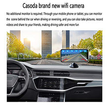 Load image into Gallery viewer, Casoda WiFi Wireless Backup Camera for iPhone and Android,Ultra Strong Signal Smooth Video Never Freezing Clear Picture Suitable for Cars SUVs RVs etc,Easy to Install
