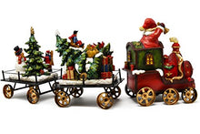 Load image into Gallery viewer, Gift Boutique Christmas Express Train Table Decor - Holiday 3-Piece Mini 6" Stone Resin for Office Desk Shelf Kitchen Mantle Decoration