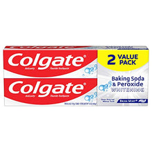 Load image into Gallery viewer, Colgate Baking Soda and Peroxide Whitening Toothpaste - 6 ounce (2 Count)