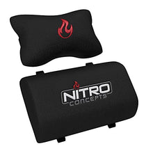 Load image into Gallery viewer, NITRO CONCEPTS S300 Gaming Chair - Inferno Red - Office Chair - Ergonomic - Cloth Cover - Up to 300 lbs Users - 90° to 135° Reclinable - Adjustable Height & Armrests