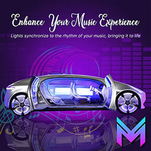 Load image into Gallery viewer, Mega Racer LED Lights for Car Interior - 48 LED RGB Chips Over 16 Million Customizable Colors, Music Sync and 27 Style Effects Waterproof, App Controlled iPhone Android Compatible, Car Charger DC 12V