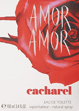 Load image into Gallery viewer, Amor Amor By Cacharel For Women. Eau De Toilette Spray 3.4 Oz.