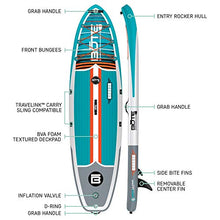 Load image into Gallery viewer, BOTE Breeze Aero Inflatable Stand Up Paddle Board, SUP with Accessories | Pump, Paddle, Fin & Travel Bag (Native Eclipse, 10'8")