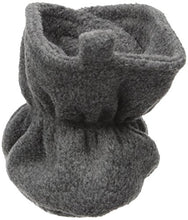 Load image into Gallery viewer, Hudson Baby Unisex Cozy Fleece Booties, Dark Gray, 6-12 Months