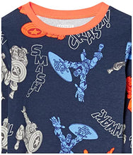 Load image into Gallery viewer, Amazon Essentials Boys' Disney Star Wars Marvel Snug-Fit Cotton Pajama Sleepwear Sets, 3-Piece Marvel Captain America, 3T