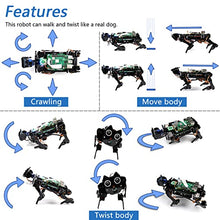 Load image into Gallery viewer, Freenove Robot Dog Kit for Raspberry Pi 4 B 3 B+ B A+, Walking, Self Balancing, Ball Tracing, Face Recognition, Ultrasonic Ranging, Camera Servo (Raspberry Pi NOT Contained)