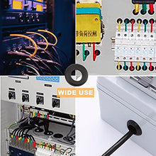 Load image into Gallery viewer, YULIFST 180Pcs Rubber Grommet Assortment Kit, O Ring Rubber Washer, Rubber Hole Grommet Electrical Conductor Gasket Ring Set for Cable, Wire, and Plug-1/4"、5/16"、3/8"、7/16"、1/2"、5/8"、7/8"、1"