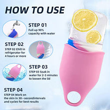 Load image into Gallery viewer, Ice face roller, Ice roller for Face Eyes and Neck, Pelctfcr Silicone Ice Face Roller Skin Care Mold, Brighten Skin & Enhance Your Natural Glow, Remove Fine Lines,Shrink Pores, Reusable Facial Treatment