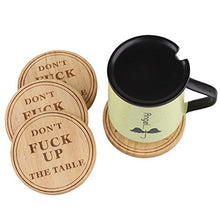Load image into Gallery viewer, Unique Funny Coasters for Men - Drink Coasters Set of 4 - Best Housewarming Gifts for Women - Hostess Gifts