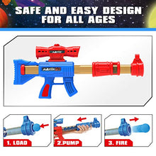 Load image into Gallery viewer, LURLIN Shooting Game Toy for Age 6, 7, 8,9,10+ Years Old Kids, Boys - 2pk Foam Ball Popper Air Guns & Shooting Target & 24 Foam Balls - Ideal Gift - Compatible with Nerf Toy Guns…