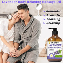 Load image into Gallery viewer, Massage Oil for Massage Therapy Kit,Ginger Oil Lymphatic Drainage-Arnica Sore Muscle Oil Massage &Lavender Oil Relaxing Massage Oils,Massage Kit With Massage Roller Ball Valentines Gifts for Men Women