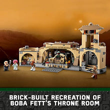 Load image into Gallery viewer, LEGO Star Wars Boba Fett’s Throne Room 75326 Building Kit for Kids Aged 9 and Up, Featuring a Buildable Palace Model and 7 Star Wars: The Book of Boba Fett Characters (732 Pieces)