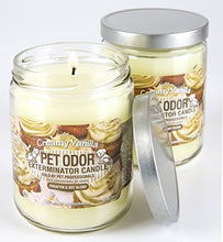 Load image into Gallery viewer, Specialty Pet Products Odor Exterminator Candle, Creamy Vanilla, 13 Ounce Jar (Pack of 2)