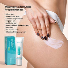 Load image into Gallery viewer, LUXROS Advanced Surgical Scar Remover Gel for Old and New Scars - Medical Grade Silicone Gel to Remove Scars from Surgery, Injury, Burns, Acne - 25g - Reduces Appearance of Keloid Scars