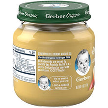 Load image into Gallery viewer, Gerber 2nd Foods Baby Food Jars,Organic Apple, 4 Ounce, (Pack - 6)