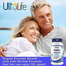 Load image into Gallery viewer, UltaLife Advanced Saw Palmetto Prostate Supplement For Men w/ Beta Sitosterol + #1 Rated Best Health Formula to Reduce Urge For Frequent Urination, DHT Blocker, Improve Sleep, Performance- 90 Capsules