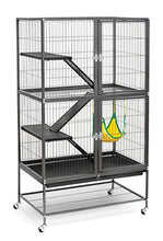 Load image into Gallery viewer, Prevue Hendryx Feisty Ferret Home with Stand, Black Hammertone