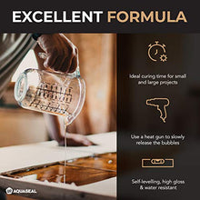 Load image into Gallery viewer, AQUASEAL Table Top Epoxy Resin Epoxy - Bar Top Epoxy Clear Epoxy Resin Countertop Epoxy Marine Epoxy Resin Epoxy Countertop Kit Epoxy Kit 2 Gallon 2 Part Epoxy Resin Clear Adhesive Primer