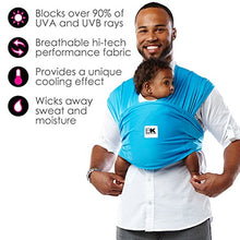 Load image into Gallery viewer, Baby K'tan Active Baby Wrap Carrier, Infant and Child Sling - Simple Wrap Holder for Babywearing - No Rings or Buckles - Carry Newborn up to 35 Pound, Black, Small (Women 6-8 / Men 37-38)