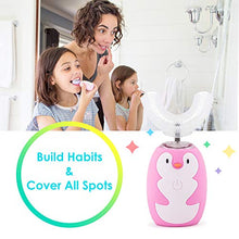 Load image into Gallery viewer, USparkle 360 Degree U-Shape Kids’ Electronic Toothbrush Teeth Whitening Voice Recording (white)
