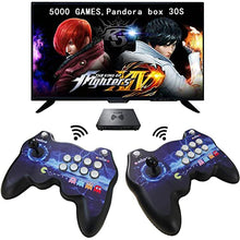 Load image into Gallery viewer, RegiisJoy 5000 in 1 Wireless Pandora Box 30S Bluetooth Arcade Game Console for PC & Projector & TV, 2-4 Players, 1280X720, 3D Games, Search/Hide/Save/Load/Pause Games, Favorite List
