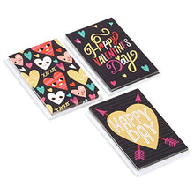 Load image into Gallery viewer, Hallmark Kids Mini Valentines Day Cards Assortment, 12 Cards with Envelopes (Gold Foil Happy Hearts)
