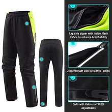 Load image into Gallery viewer, BALEAF Men's Winter Cycling Jackets Cold Weather Bike Pants Thermal Windproof Motorcycle Clothing Set Mountain Biking Yellow M