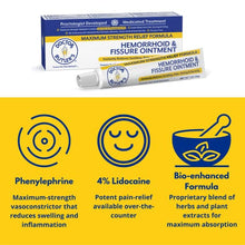 Load image into Gallery viewer, Doctor Butler's Hemorrhoid & Fissure Ointment and Orthopedic Memory Foam Cushion Bundle