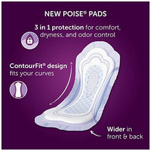 Load image into Gallery viewer, Poise Incontinence Pads, Light Absorbency, Long, 96 Count (4 Packs of 24) (Packaging May Vary)