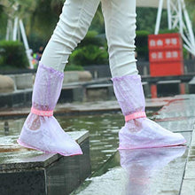 Load image into Gallery viewer, Rain Shoes Boots Covers Overshoes Galoshes Travel for Men Women, Reusable Waterproof Rain Boot Shoes Cover Amiley (X-Large)