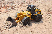 Load image into Gallery viewer, Top Race 6 Channel Full Functional Front Loader, RC Remote Control Construction Toy Tractor with Lights & Sounds 2.4Ghz (TR-113G)
