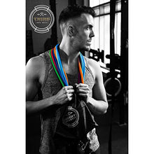 Load image into Gallery viewer, TRIBE PREMIUM Resistance Bands Set for Exercise, Workout Bands for Men with Fitness Tension Bands, Handles, Door Anchor, Ankle Straps, Carry Bag & Advanced eBook - Strength Training, Home Gym & More!!