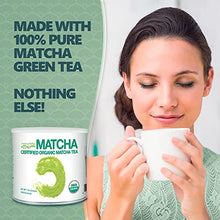 Load image into Gallery viewer, MATCHA DNA Certified Organic Matcha Green Tea Powder (16 oz TIN CAN)