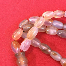 Load image into Gallery viewer, 33 Beads of Yemen Islamic Tasbih Aqeeq Aqiq (Agate) Stones Prayer Bead, Yemeni Muslim Tesbih Taspih, 13 x 7 mm | Yemeni Aqeeq Stone