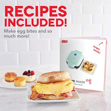 Load image into Gallery viewer, Dash DBBM450GBAQ08 Deluxe Sous Vide Style Egg Bite Maker with Silicone Molds for Breakfast Sandwiches, Healthy Snacks or Desserts, Keto & Paleo Friendly, (1 large, 4 mini), Aqua