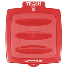 Load image into Gallery viewer, Wakeman Portable Trash Bag Holder- Collapsible Trashcan for Garbage and Indoor/Outdoor Use Outdoors -Ideal for Camping Recycling and More (Red)