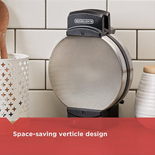 Load image into Gallery viewer, BLACK+DECKER Belgian Waffle Maker, Stainless Steel, WMB500