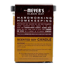 Load image into Gallery viewer, MRS. MEYER'S, Candle Acorn Spice, 4.9 Ounce (Pack - 1)