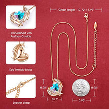 Load image into Gallery viewer, CDE Love Heart Necklace and Earrings Sets