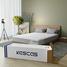Load image into Gallery viewer, Queen Mattress, Kescas 8 Inch Gel-Infused Memory Foam Queen Size Mattress for Cool Sleep & Pressure Relief, Medium-Firm Feel with Motion Isolation, Bed in a Box, 100-Night Trial