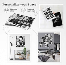 Load image into Gallery viewer, Haus and Hues Black and White Wall Decor Photo Collage Kit - Aesthetic Wall Collage Kit | Photo Collage Kit For Wall Aesthetic Teen Room Decor | Aesthetic Pictures for Wall Collage | 4" x 6"
