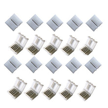 Load image into Gallery viewer, 20pcs 5Pin 12MM RGBw 5050 LED Light Strip Solderless Connector Adapter for 5050SMD Non-Waterproof RGBW LED Strip (20 Pcs RGBW Connectors)