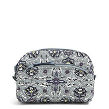 Load image into Gallery viewer, Vera Bradley Mini Cosmetic Makeup Organizer Bag, Plaza Tile-Recycled Cotton